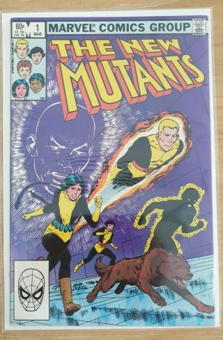 Marvel The Mutants 1 Vf/ Nm 1983 Bronze Age Key - Movie Origin Of Karma