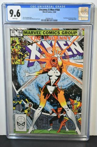 Uncanny X - Men 164 (1982) Cgc Graded 9.  6 Carol Danvers Becomes Binary