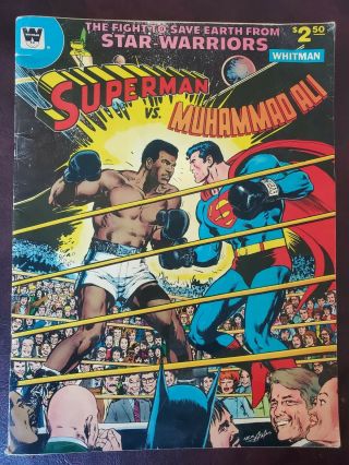Superman Vs.  Muhammad Ali Large Comic (whitman Comic,  1978)
