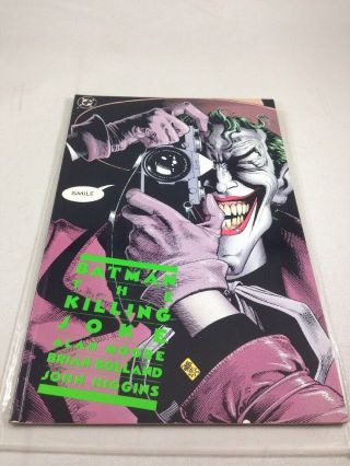 Batman The Killing Joke 1st Print Dc Comic Book One Shot 1 Alan Moore Vf -