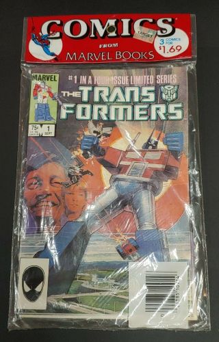1984 - 1985 Marvel Comics,  1 - 3; Sept.  - Jan.  Limited Series " The Transformers "