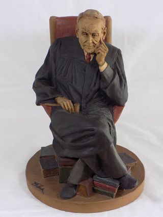 Tom Clark Statue Figure " Judge Snepp " / Edition 86 / 1988 / Signed