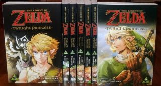 The Legend Of Zelda Twilight Princess Vol.  1 - 7 English Manga Graphic Novels Set