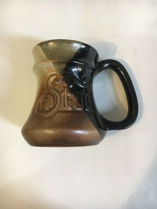 Vintage Stud Mug Pottery Craft Usa Stoneware Mug Large Handle