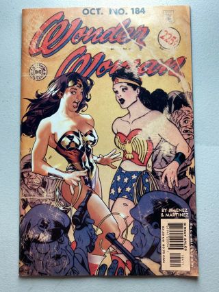 Wonder Woman 184 • 2002 Dc Comics • Adam Hughes Golden Age Cover