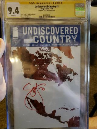 Cgc Ss 9.  4 Nm Undiscovered Country 1 Scott Snyder Image