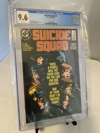 1987 White Pages Suicide Squad 1 Cgc 9.  6 Freshly Graded Near Movie???