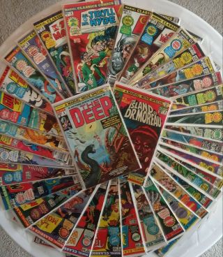 Marvel Classics Comics 1 - 36.  Complete Set - No Reprints 1976,  1977,  1978.