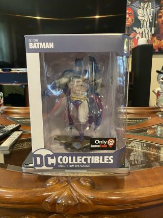 Dc Core Batman Statue: Dc Collectibles Only At Gamestop Exclusive Variant