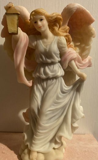 " Seraphim Classics " Sabrina " Eternal Guide " 78046 Angel By Roman Inc Music Box