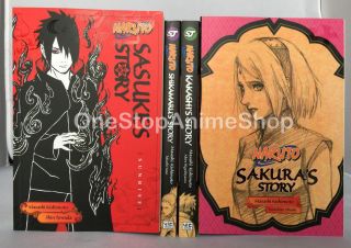 Naruto Shippuden Sasuke,  Kakashi,  Itachi,  Shikamaru,  Sakura Story Novel Set