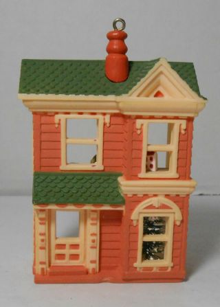 1984 Hallmark Nostalgic Houses And Shops Victorian Doll House Christmas Ornament