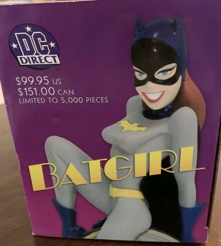 Dc Direct Batgirl Cold Cast Porcelain Statue Limited Edition O/5000
