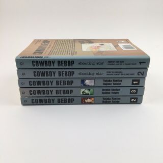 Cowboy Bebop Tokyopop Complete Set 1 - 3 & 1 - 2 Shooting - Star Manga (No Box) 2