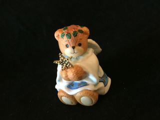 Lucy & Me Christmas Angel Bear Gold Star Enesco Lucy Rigg 1994