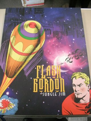 " Flash Gordon & Jungle Jim " 1934 - 36 Sunday Strips By Alex Raymond Lge Folio Hc