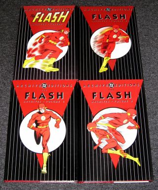 The Flash Dc Archives Vol 1 2 3 4 Hc Set Rare Carmine Infantino Oop Nm