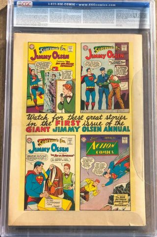 Superboy Annual 1 DC 1964 CGC 6.  0 COMIC BOOK 2
