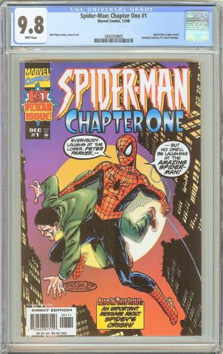 Spider - Man Chapter One 1 Cgc 9.  8 White Pages (1998) 3693359005