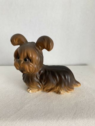 Vintage Norcrest A613 Dog/brown/terrior/lhasa Apso Figurine Crafted In Japan