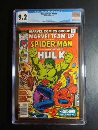 Marvel Team - Up 53 Cgc 9.  2,  " 1st Byrne W/x - Men,  Hulk,  Woodgod & X - Men App