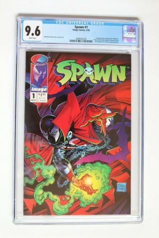 Spawn 1 (first Appearance) Cgc 9.  6 White Pages