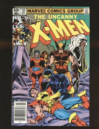 Uncanny X - Men 155 Newsstand Cover Nm - Cond.