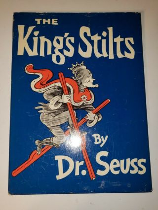 King Of Stilts By Dr Suess - Book 295/295 Jacket 1939 1st - Really.