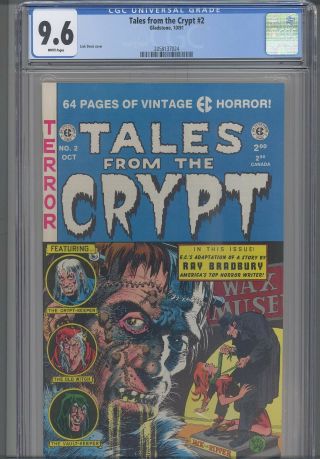 Tales From The Crypt 2 Cgc 9.  6 1990 Gladstone Jack Davis Cover : Frame