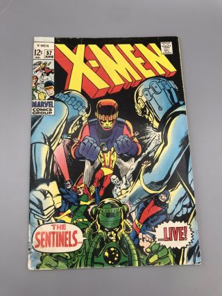X - Men 57 (june 1969) Nm - (9.  2) Marvel
