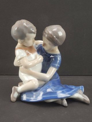 Bing & Grondahl B & G Denmark Porcelain Figurine,  Children Playing,  1568
