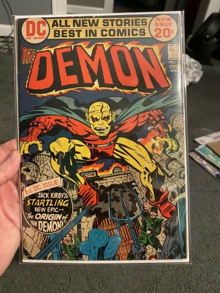 Dc Comics The Demon 1 - (1972 1st Series) First Appearance Etrigan,  Jack Kirby