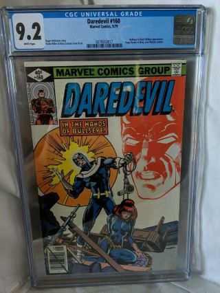 Daredevil 160 Cgc 9.  2 Marvel Comics 1979 Bullseye & Black Widow Appearance