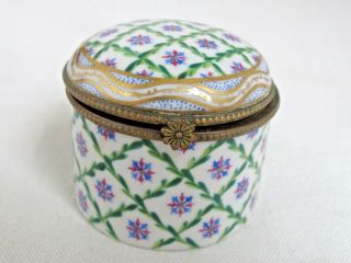 Vintage Le Tallec Limoges French Porcelain Trinket Box