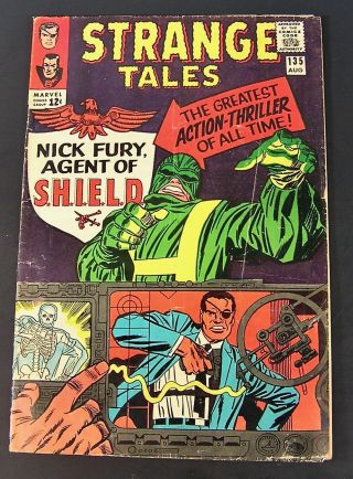 Marvel Comic Strange Tales : Nick Fury Agent Of Shield 135 1965,  4.  5 (f)