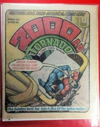 2000ad Prog 150 1st Judge Anderson.  Dredd 2000a.  D.  Rare Comic Key Carlos Art -