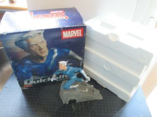 Marvel Diamond Select Avengers 7 - Inch Quicksilver Statue Mib 2003 496/3000