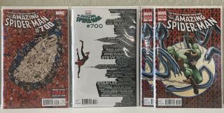 The Spider - Man 700,  1st,  2nd (x2),  Skyline Printing