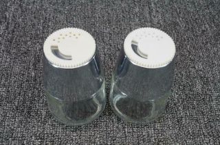 Vintage Gemco Glass Salt & Pepper Shakers 4 1/8 