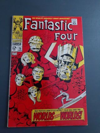 1968.  Marvel: Fantastic Four 75 X X Fn/vf