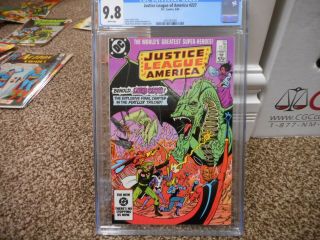 Justice League Of America 227 Cgc 9.  8 Dc 1984 Green Arrow Black Canary Vs Dragon