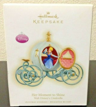 Hallmark Keepsake 2009 Her Moment To Shine Cinderella Ornament Disney