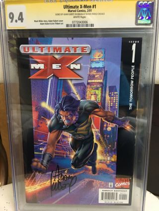 Ultimate X - Men 1 Cgc 9.  4 Signature Series Adam Kubert