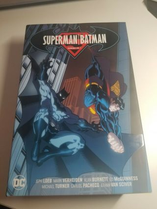 Superman/batman Omnibus Vol 1 By Mcguiness & Jeph Loeb (hc Hardcover)