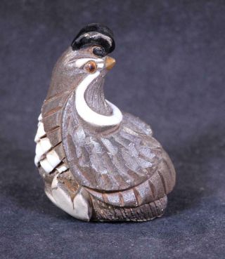 Vintage Art Pottery Stoneware Bird Hen Figurine Artesania Rinconada