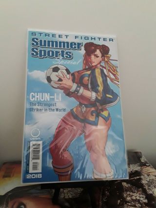 Street Fighter: Summer Sports Special 2018 Nm Chun - Li Cover Udon Never Open.