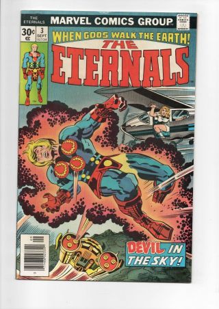 The ETERNALS ' s 2,  3,  4,  5 & Annual 1 comics from 1976.  KIRBY.  ONLY $9.  95 3
