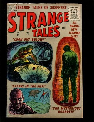 Strange Tales 44 Vg - Burgos Orlando Powell Aliens Reaper Horror Suspense Sci - Fi