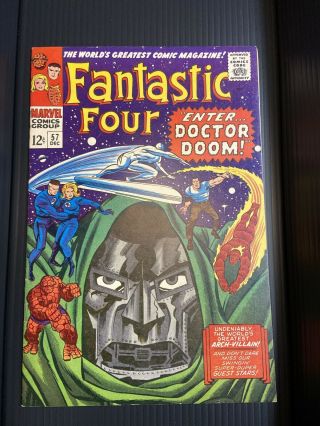 Fantastic Four 57 Glossy - Doctor Doom And Silver Surfer