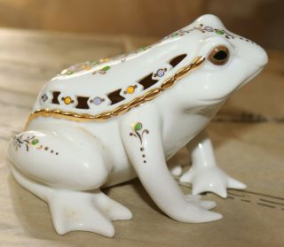 Lenox Porcelain Figurine Jewels Of Light Frog